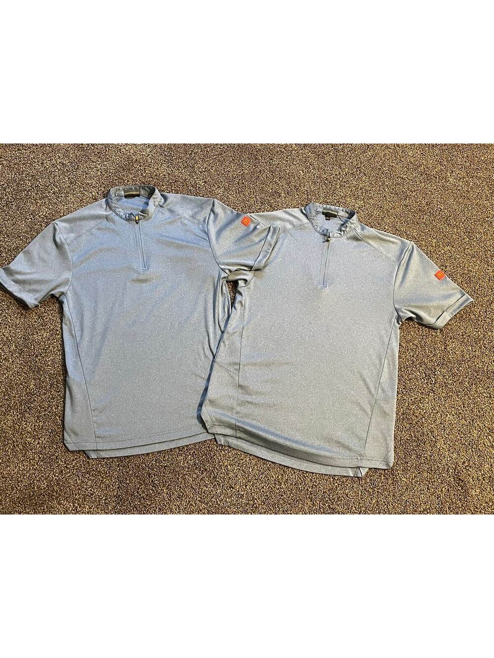 LOT 2 McDonalds Crew Shirt S Blue Gray Apparel Short Sleeve